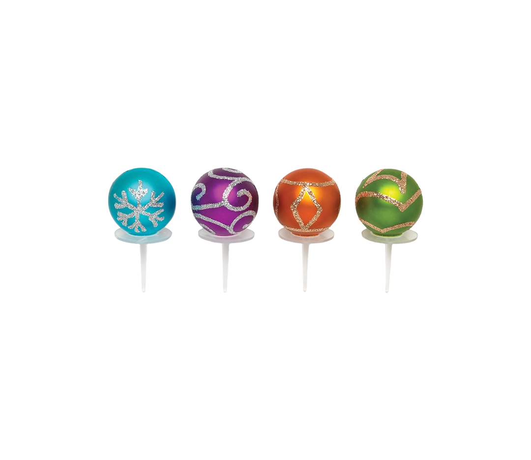 Boules déco tutti frutti 30 mm | Nordia - 48 pièces