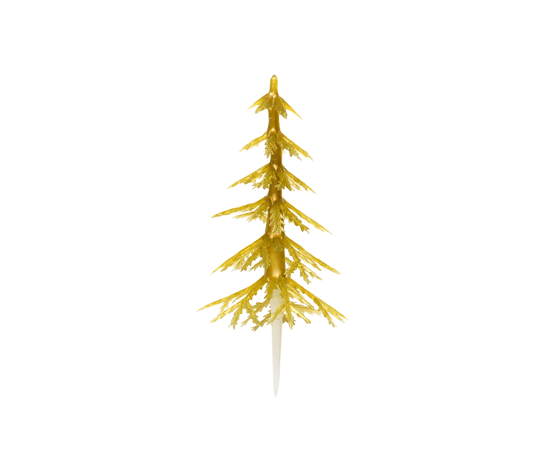 Sapin volume doré 50 mm | Nordia - 100 pièces