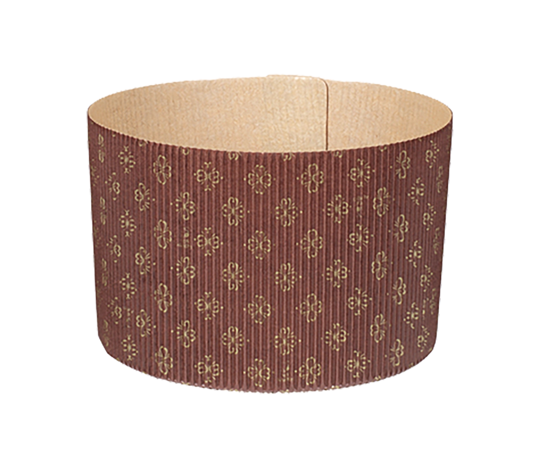 Moule papier panettone rigide 155 x 106 mm | Nordia - 10 pièces