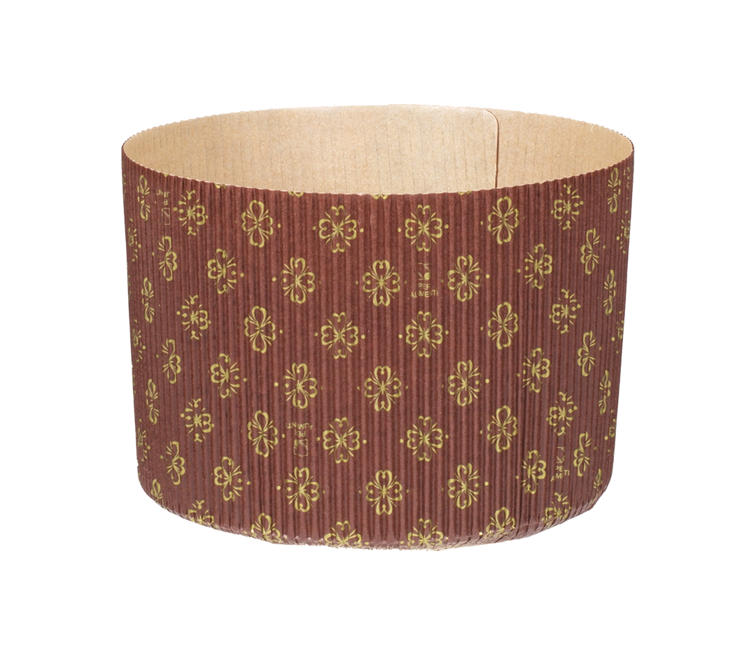 Moule papier panettone rigide 134 x 95 mm | Nordia - 10 pièces