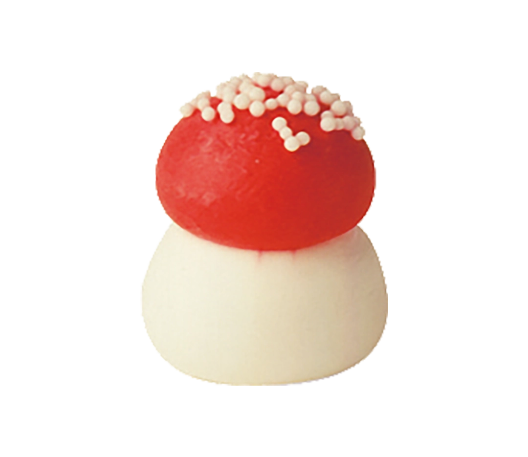 Champignon sucré rouge 18 x 18 mm | Nordia - 192 pièces