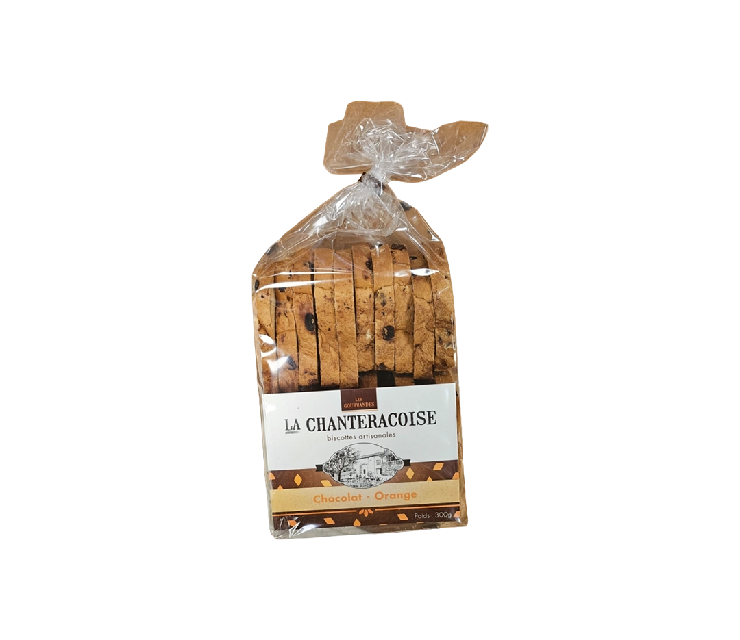 Biscottes chocolat orange | La Chanteracoise - 300 g