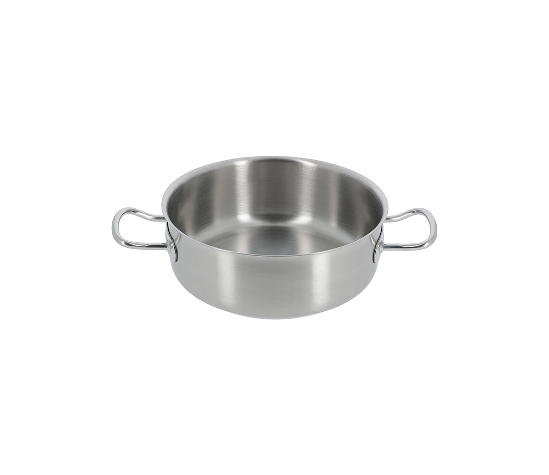 Rondeau inox sans couvercle | Mallard Ferrière - D 32cm