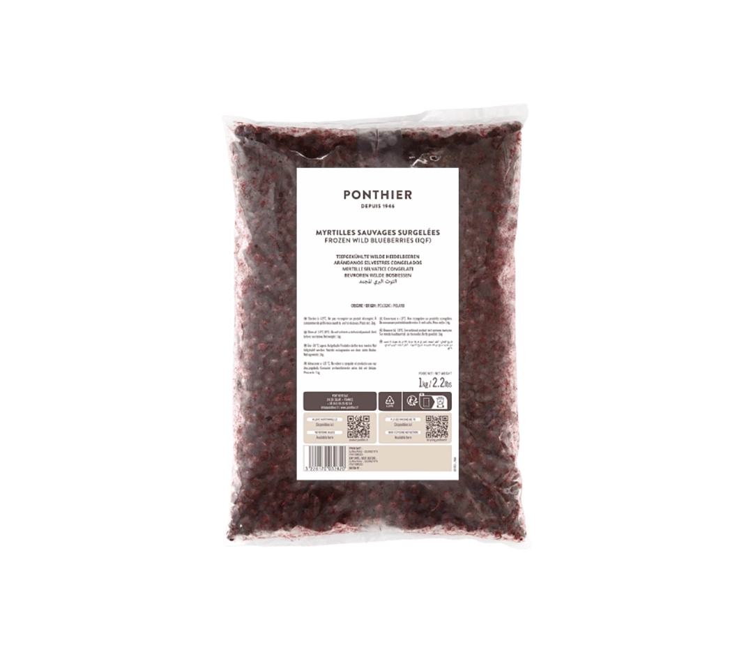 Myrtilles Serbie surgelées | Ponthier - 1 kg