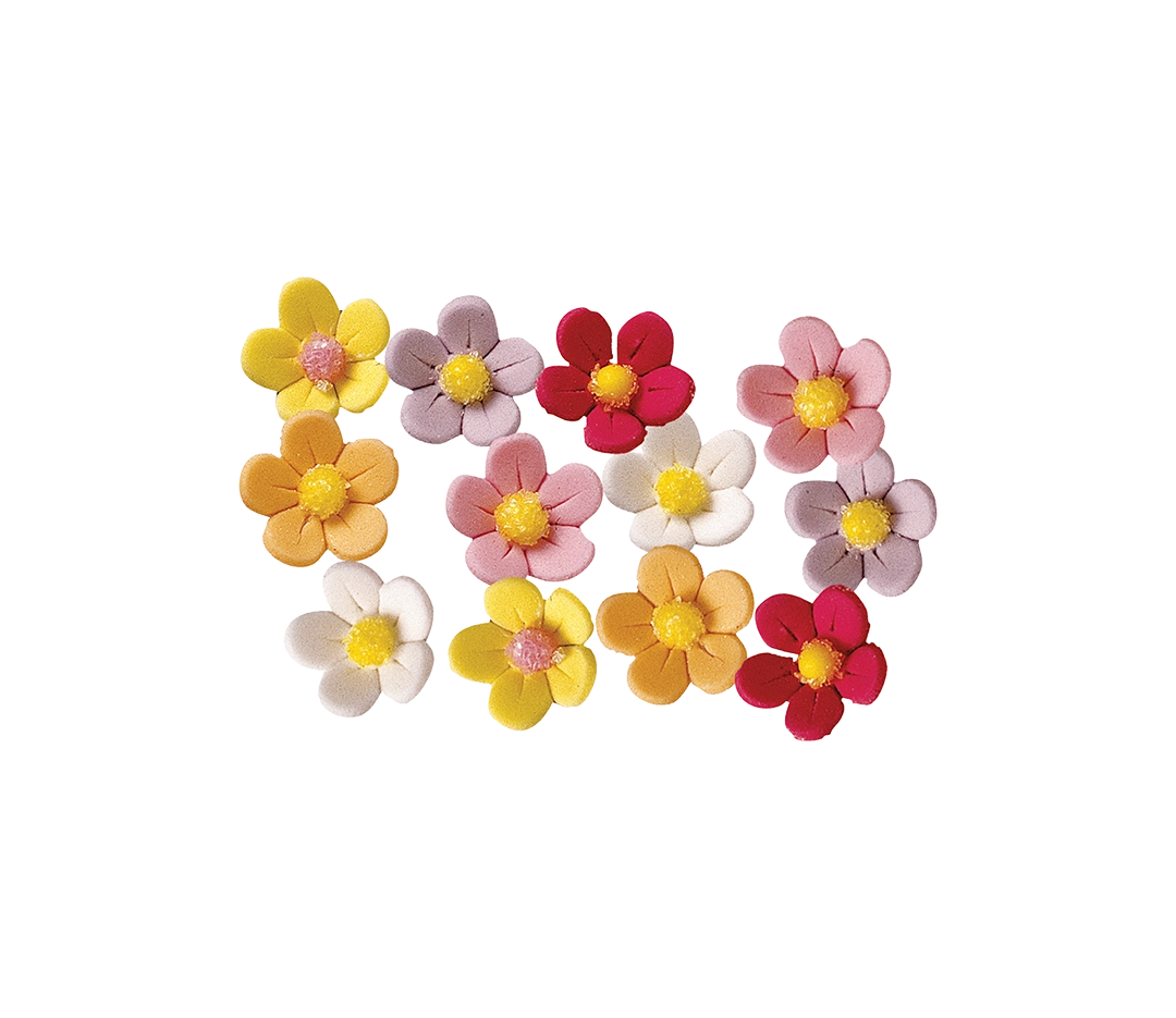 Fleurs assorties | Mallard Ferrière - 120 pièces