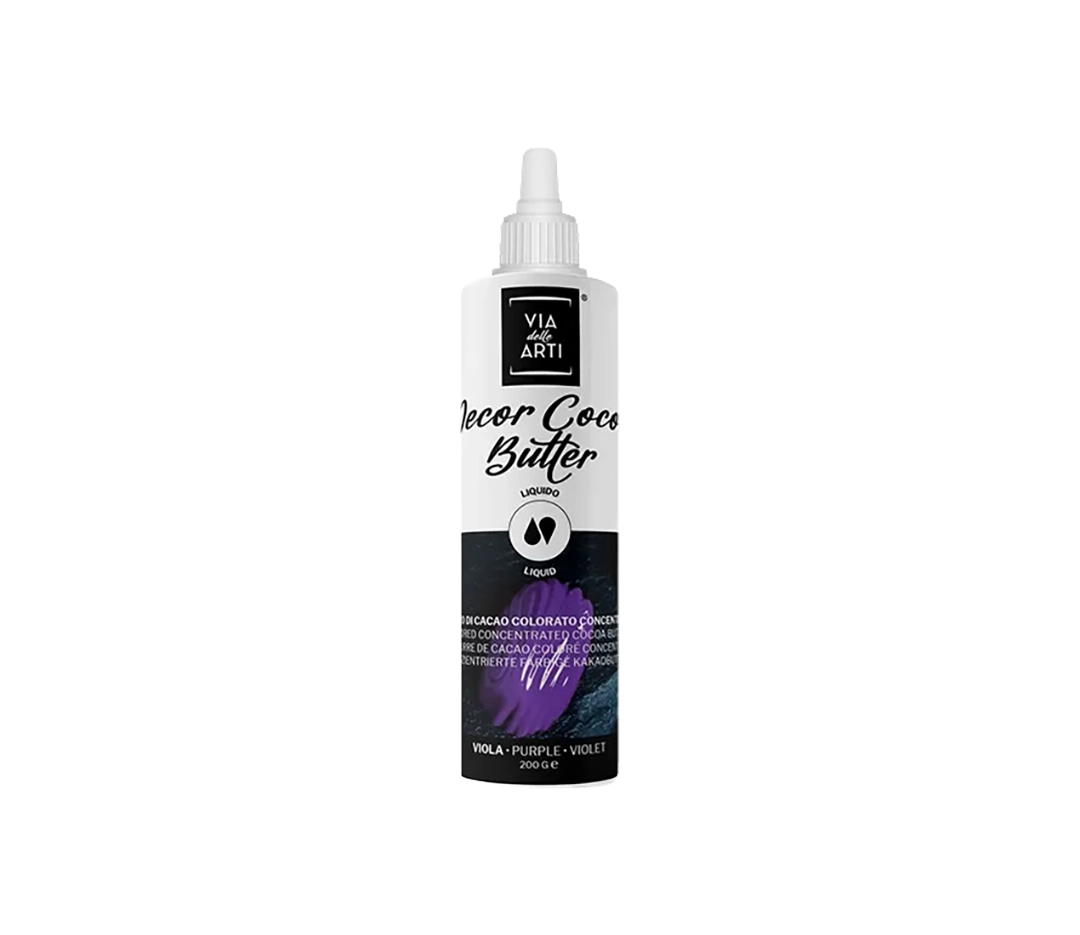 Colorant beurre de cacao violet | Via Delle Arti - 200 g