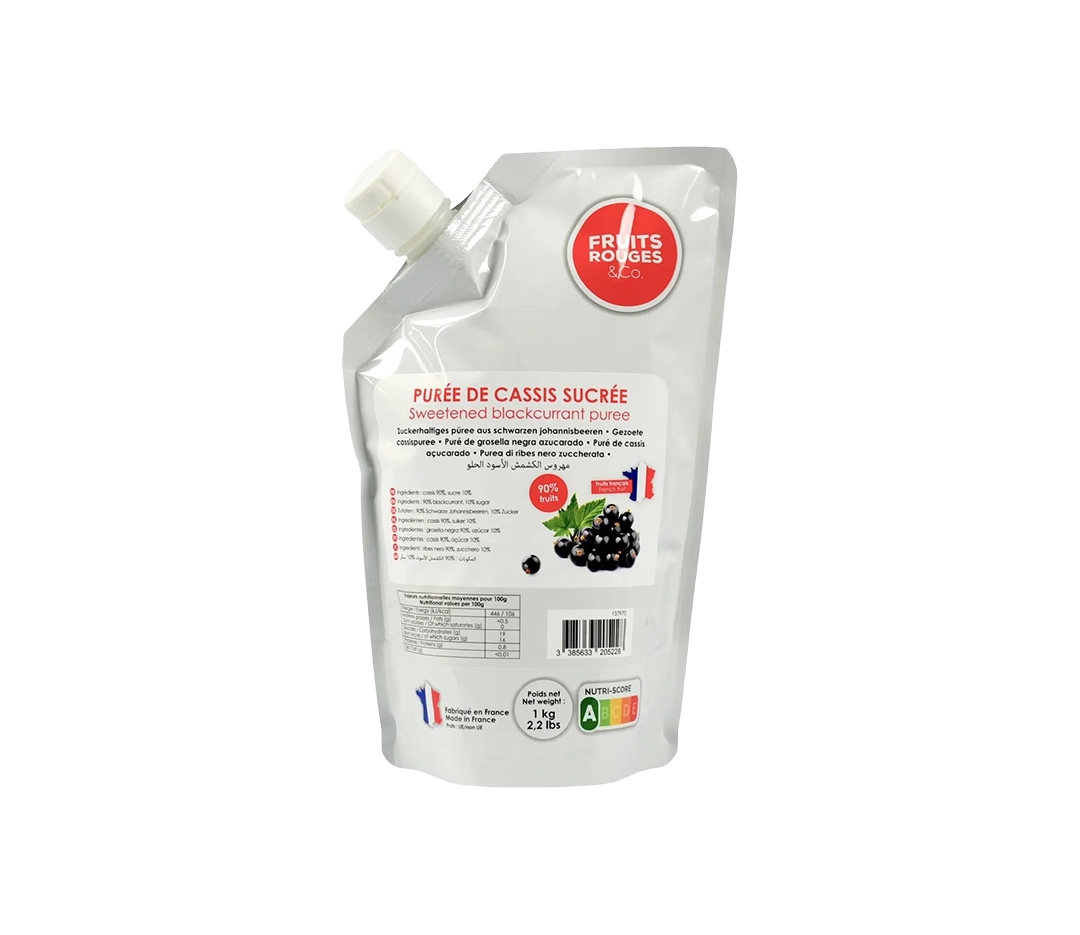 Purée de cassis 90% | Fruits Rouges & Co - 1 kg
