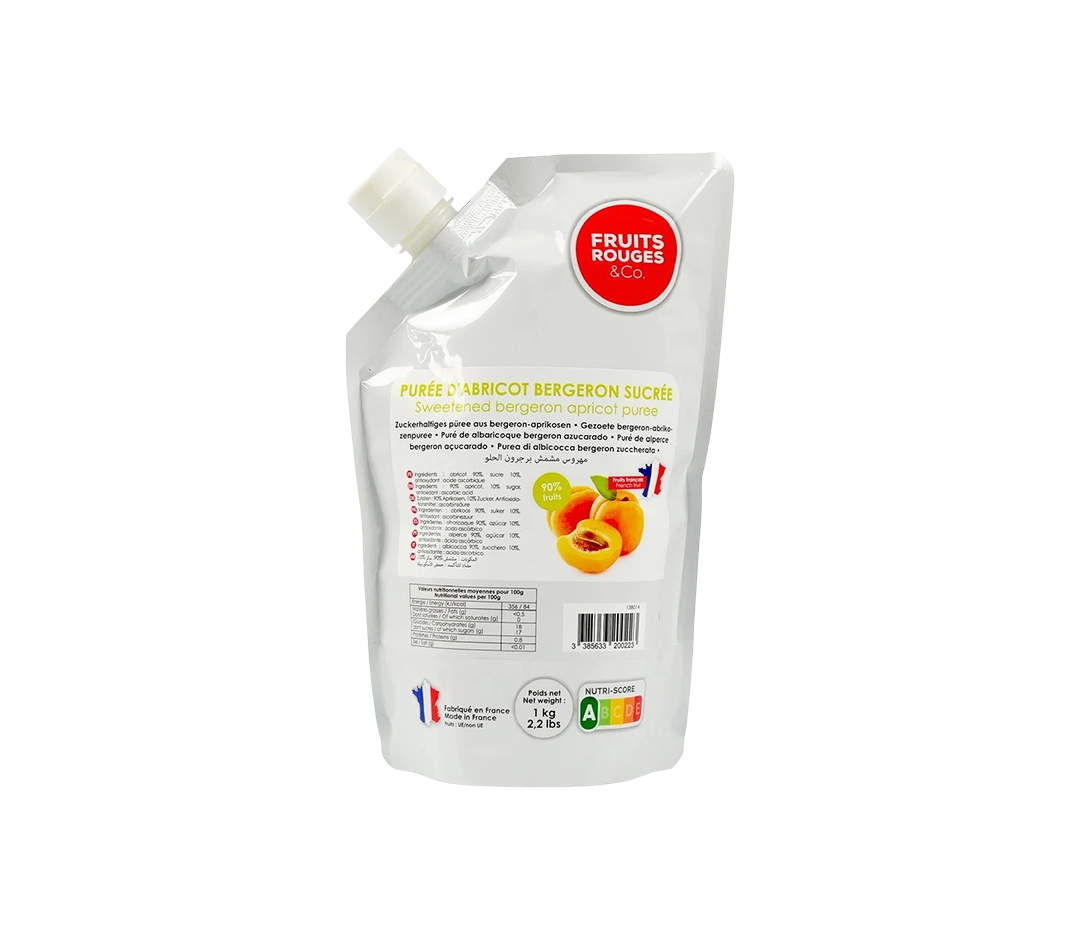 Purée d'abricot 90% | Fruits Rouges & Co - 1 kg