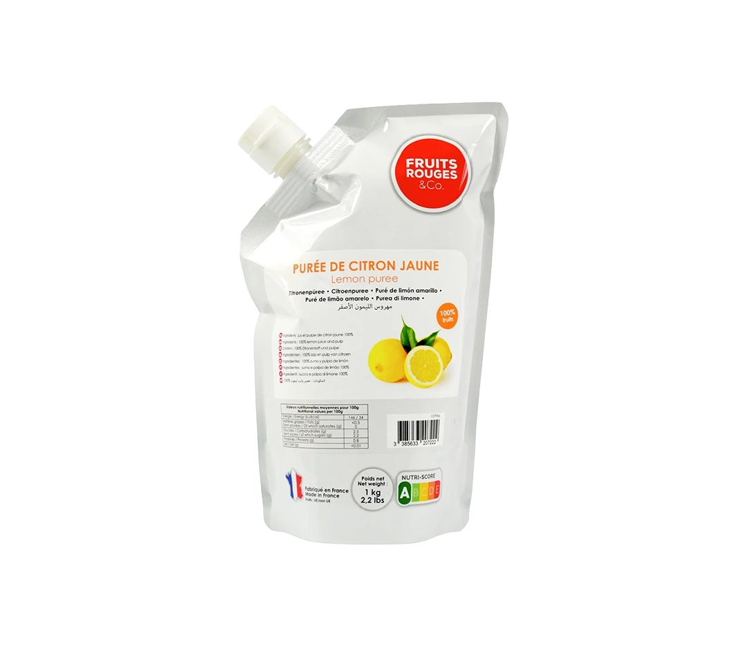 Purée de citron jaune - 1kg
