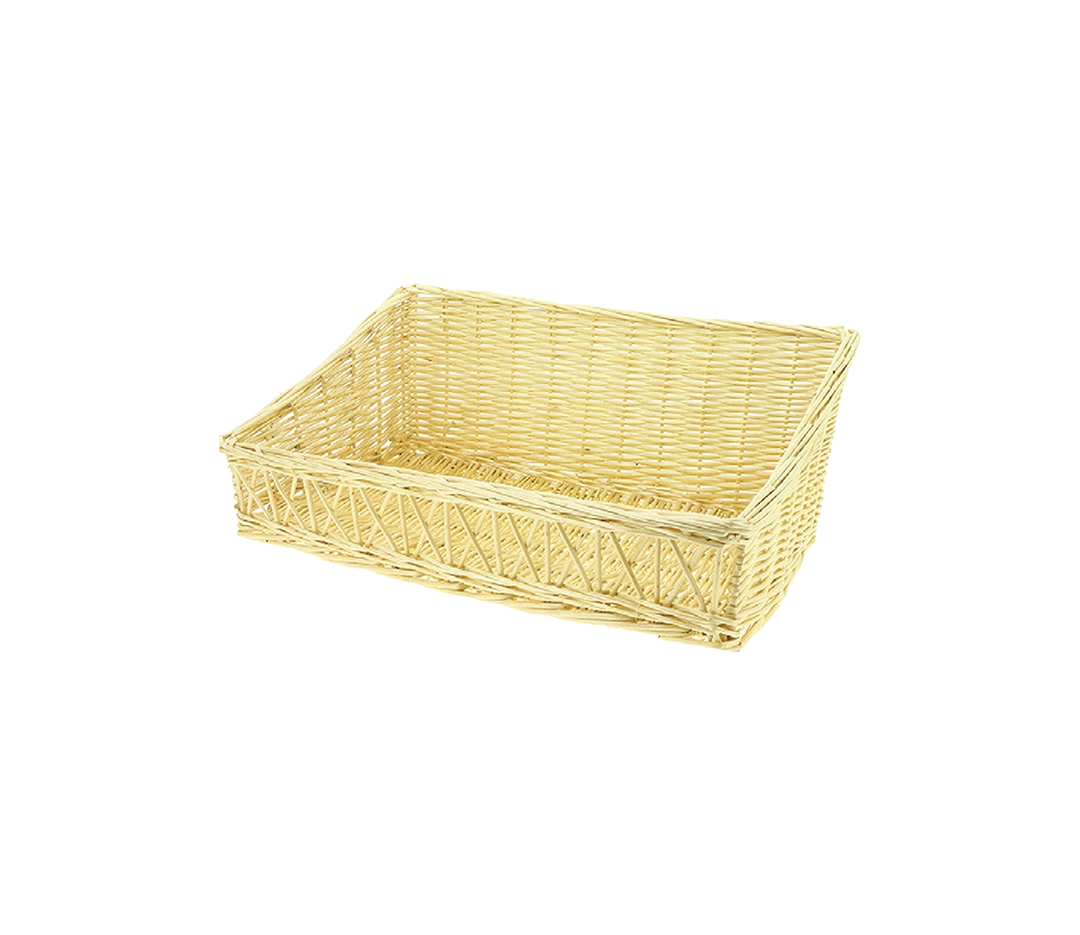 Présentoir osier plein | Mallard Ferrière - 54 x 33 cm