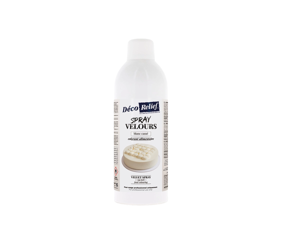Spray velours blanc cassé | Déco Relief - 400 ml