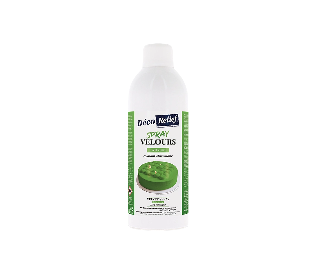 Spray velours vert clair | Déco Relief - 400 ml