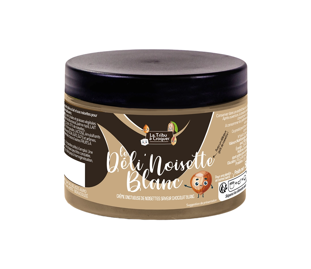 Deli noisette blanc | La Tribu à Croquer - 200 g