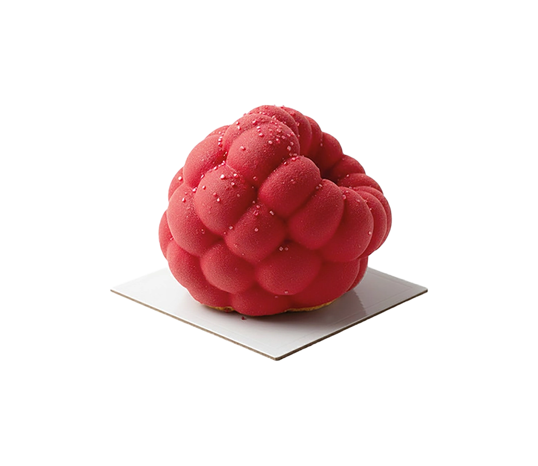 Moule silicone trompe l'œil individuel Framboise | Déco Relief - 125 ml