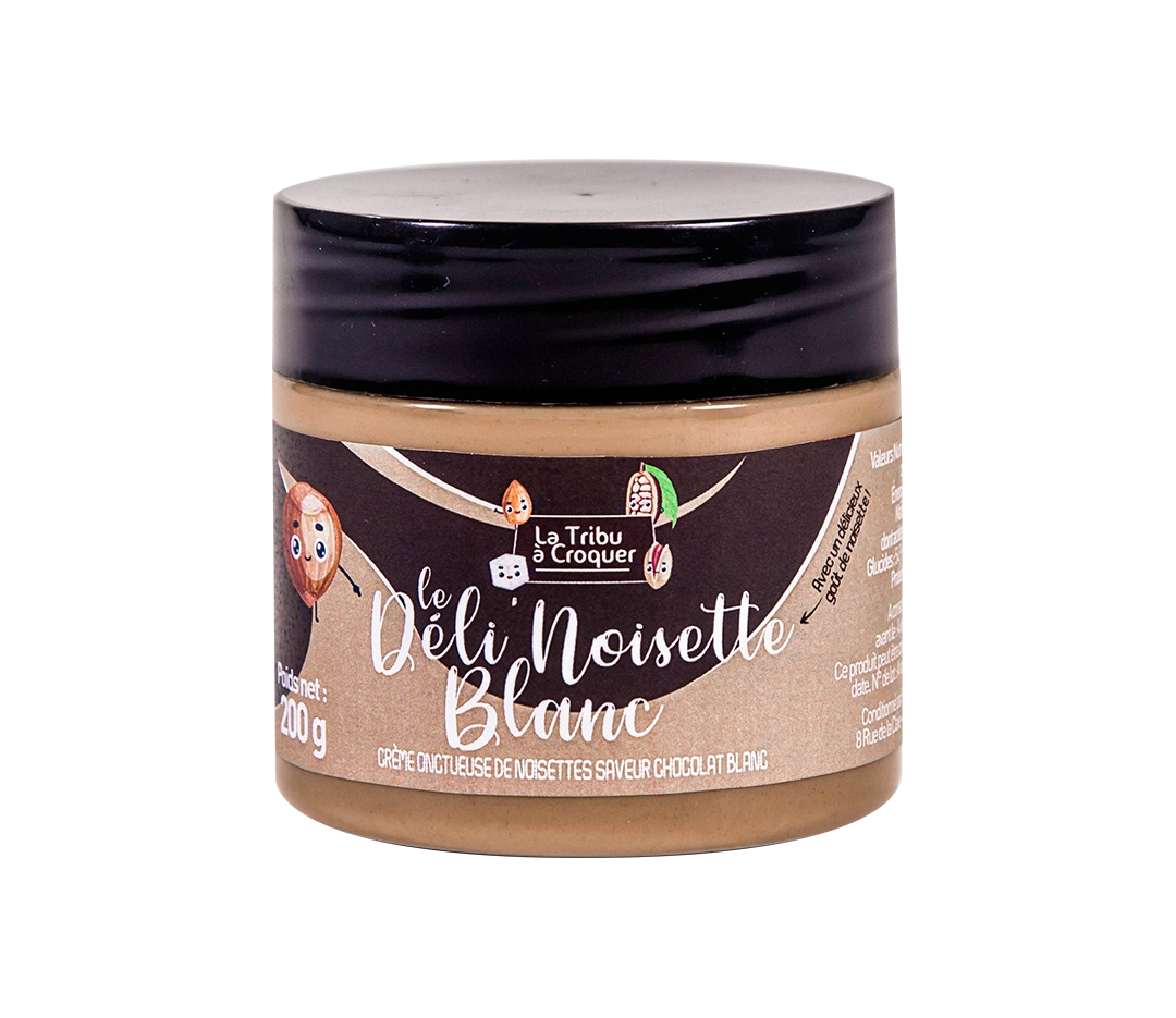 Deli noisette blanc | La Tribu à Croquer - 200 g