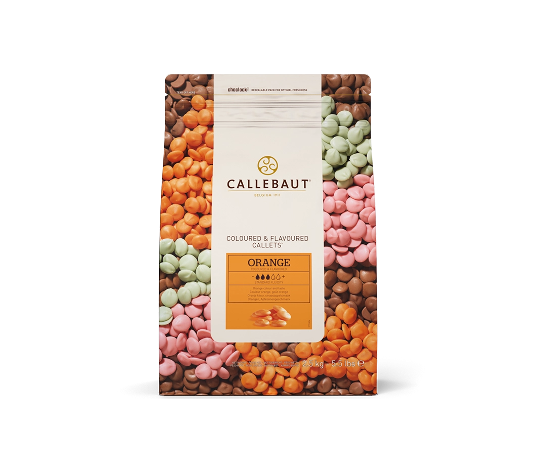 Couverture blanc orange 29% | CALLEBAUT - 2,5kg