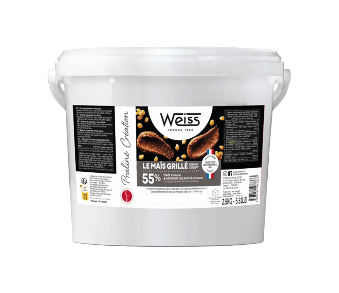 Praliné maïs grillé | Weiss - 2,5 kg