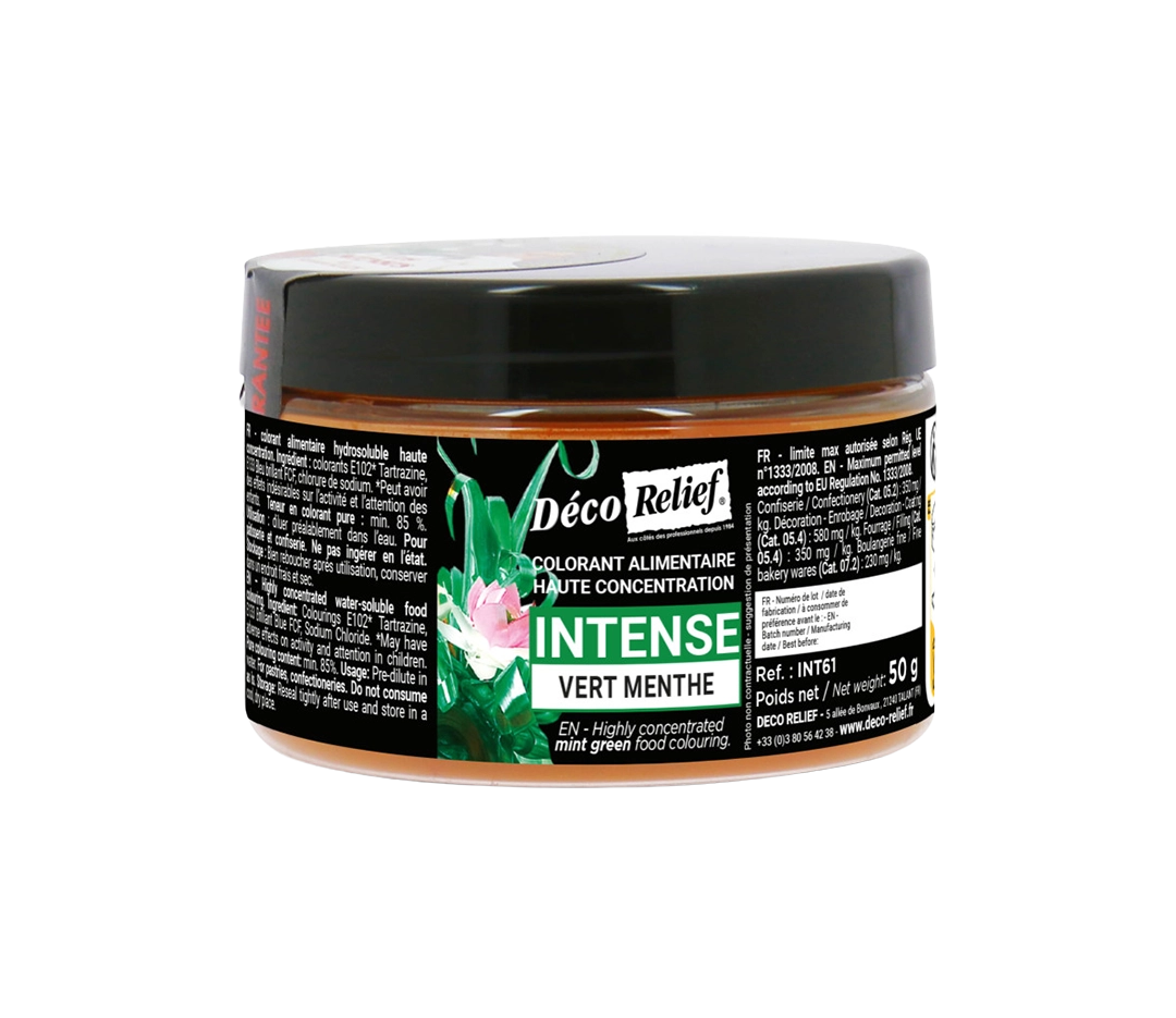 Colorant poudre vert menthe - 50g