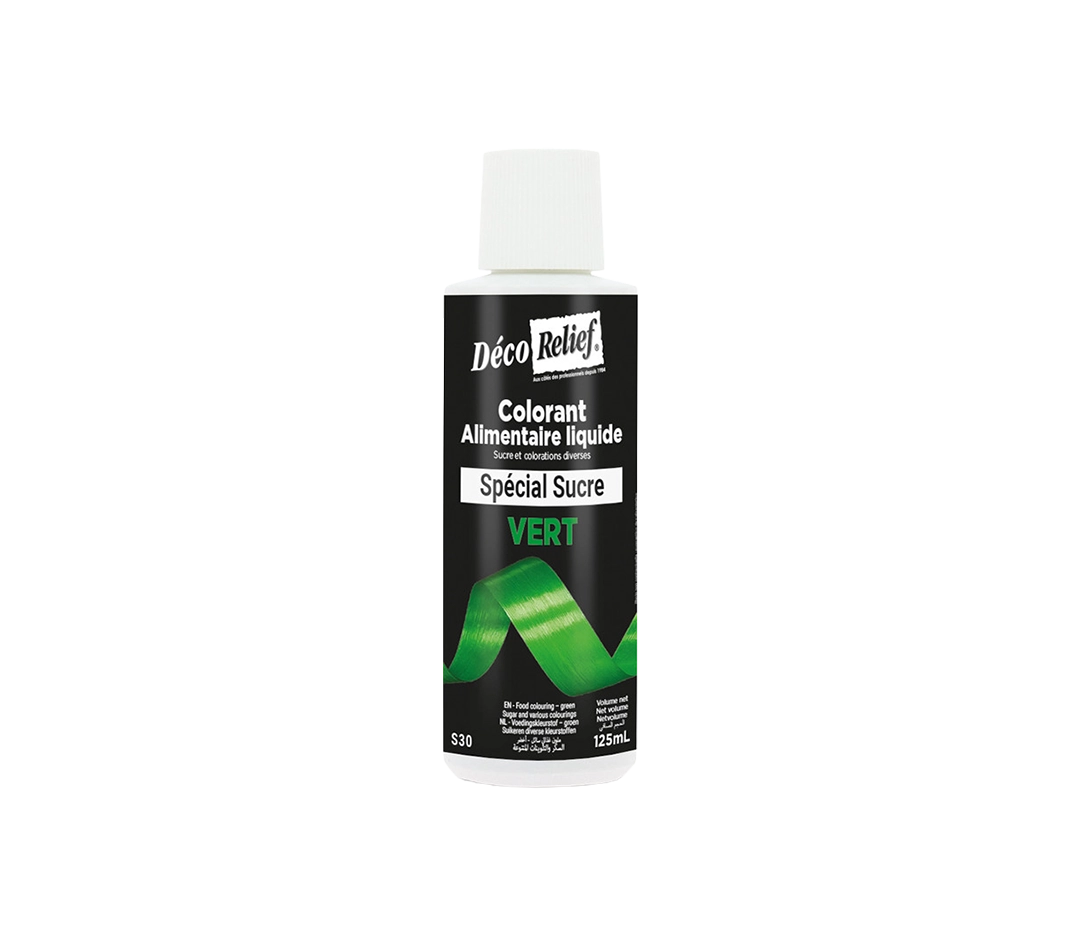 Colorant spécial sucre vert | Déco Relief - 125 ml