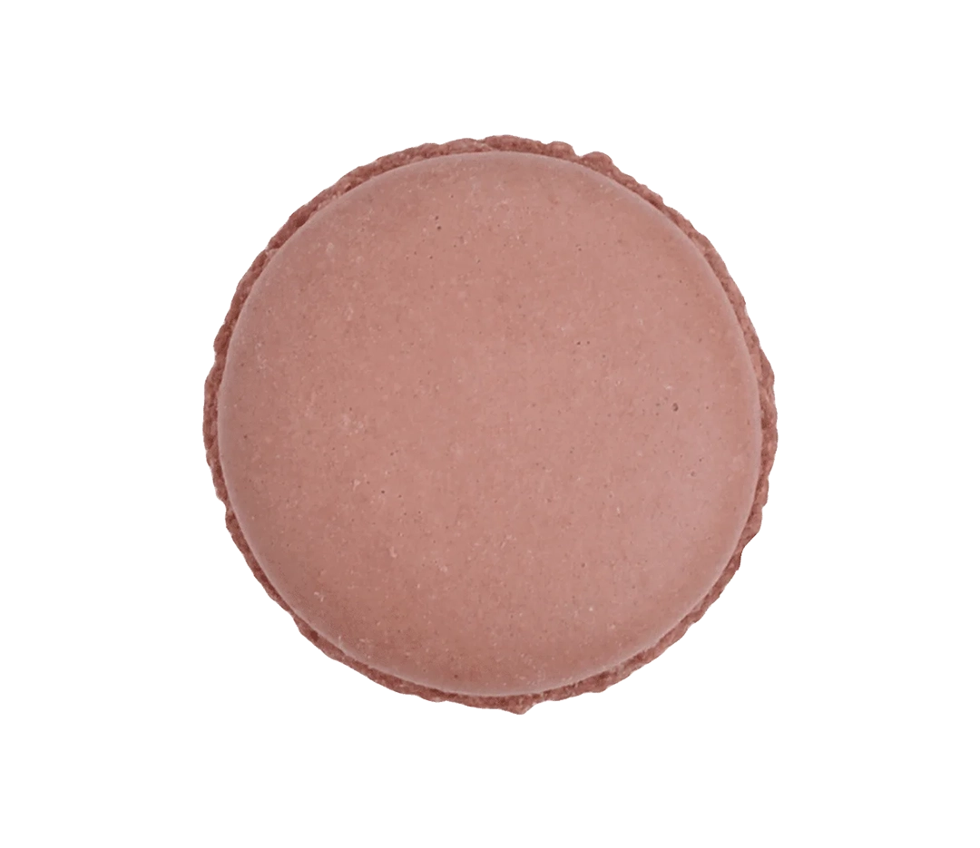 Coque macaron chocolat | Nuances gourmandes - 7,5 cm
