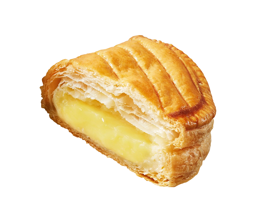Chausson crème pâtissière 100 g - 45 pièces