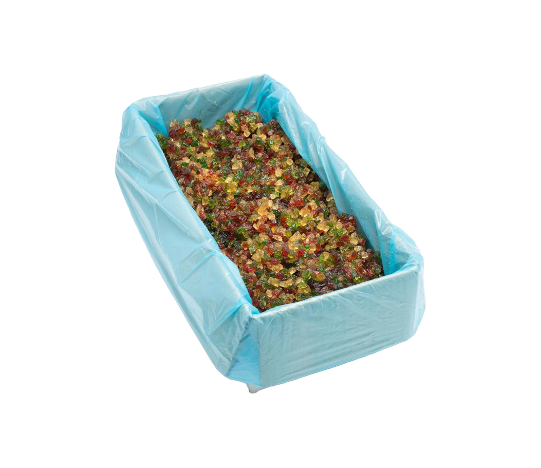 Cubes de melons confits tricolore - 5kg