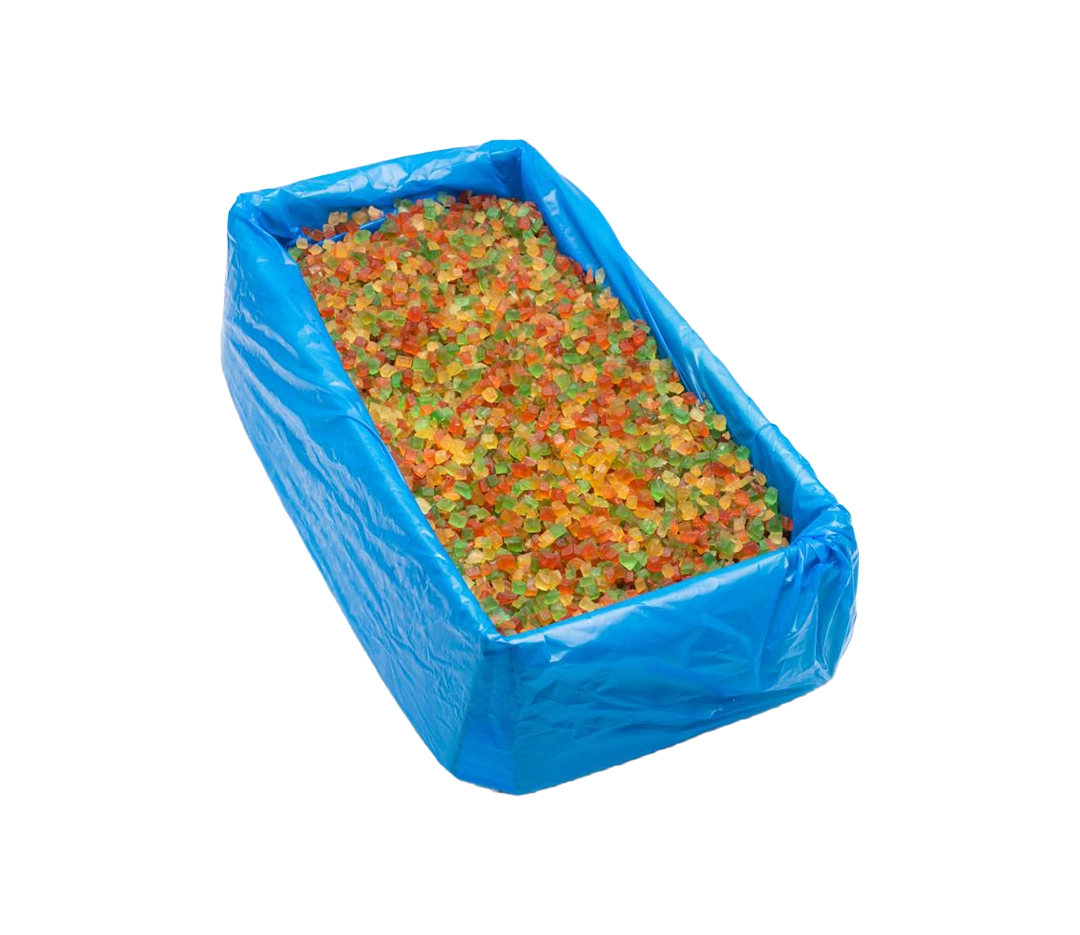 Cubes fruits tricolores - 5kg