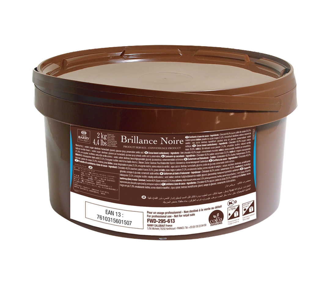 Glaçage brillance noire - 2kg