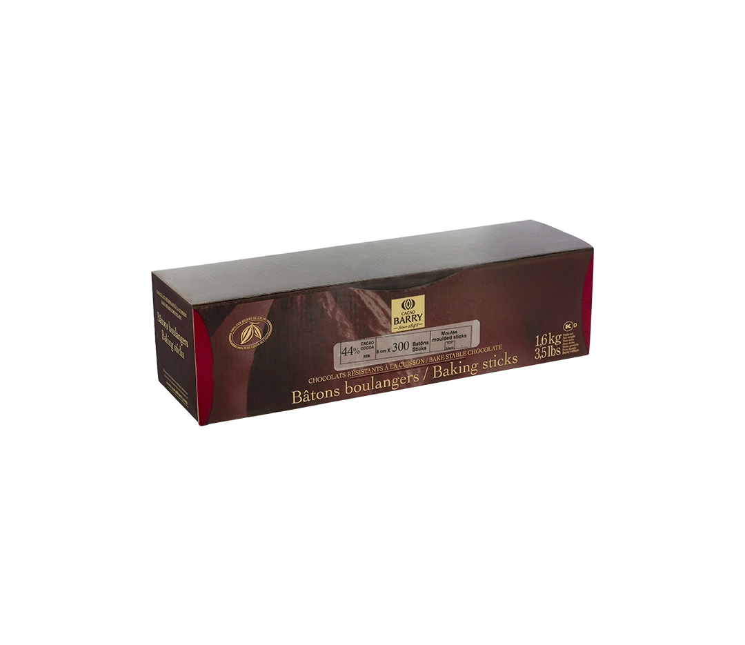 Bâtons de chocolat noir 44% x 300 - 1,6kg