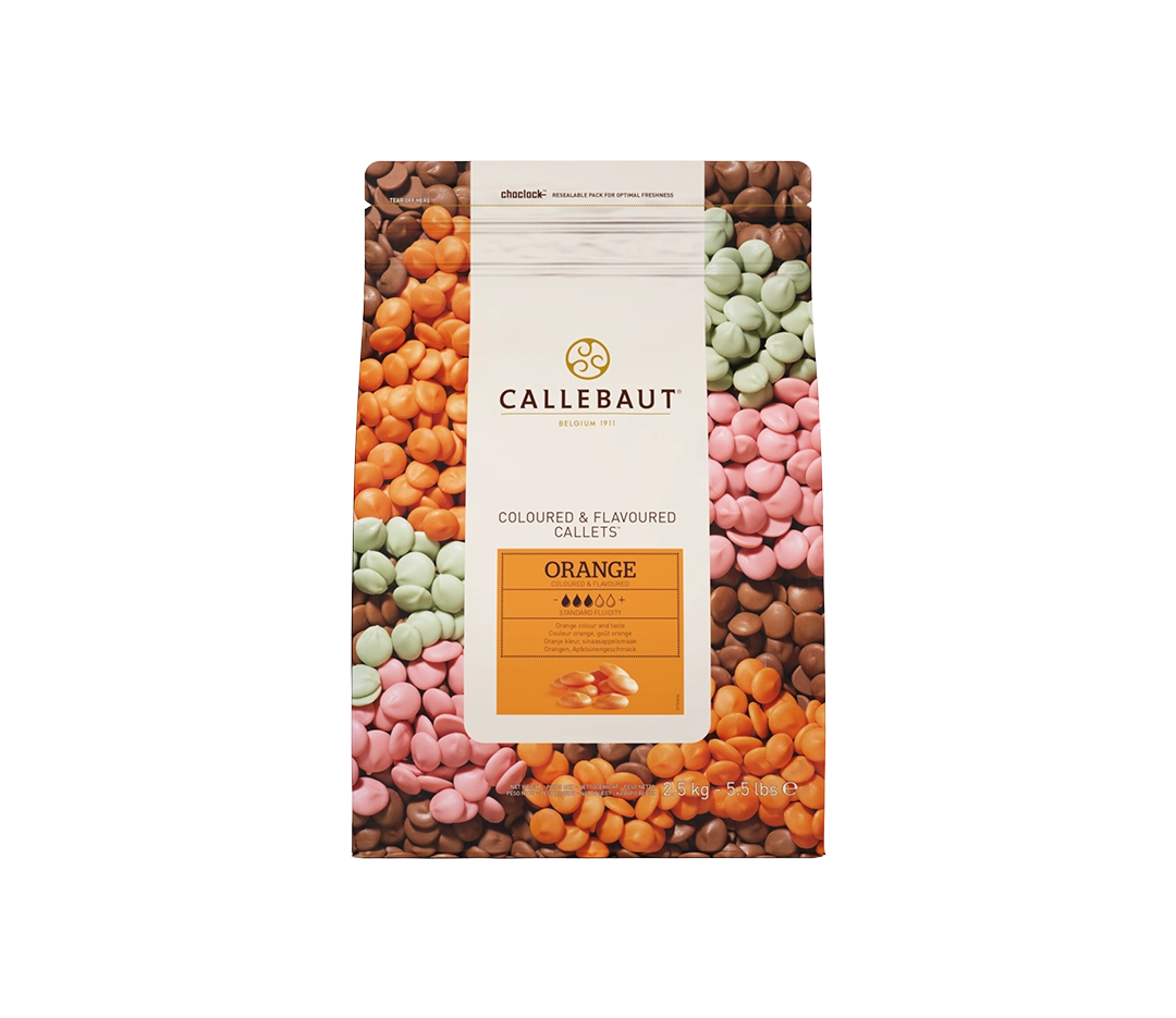 Couverture blanc orange 29% | CALLEBAUT - 2,5kg