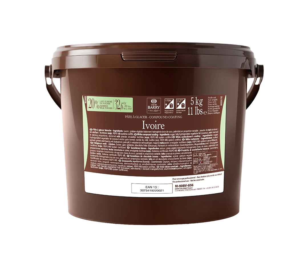 Pâte à glacer ivoire - 5kg