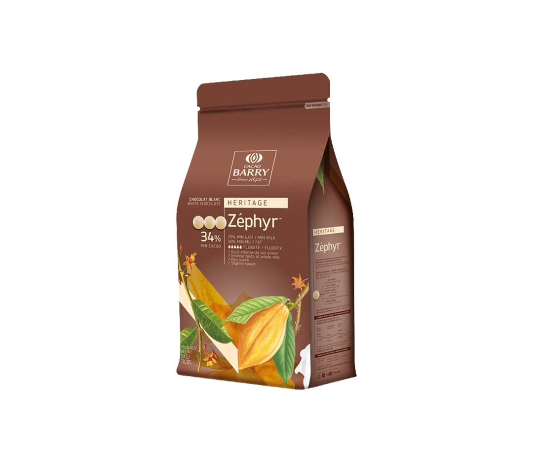 Chocolat blanc Zéphyr 34% - 5kg
