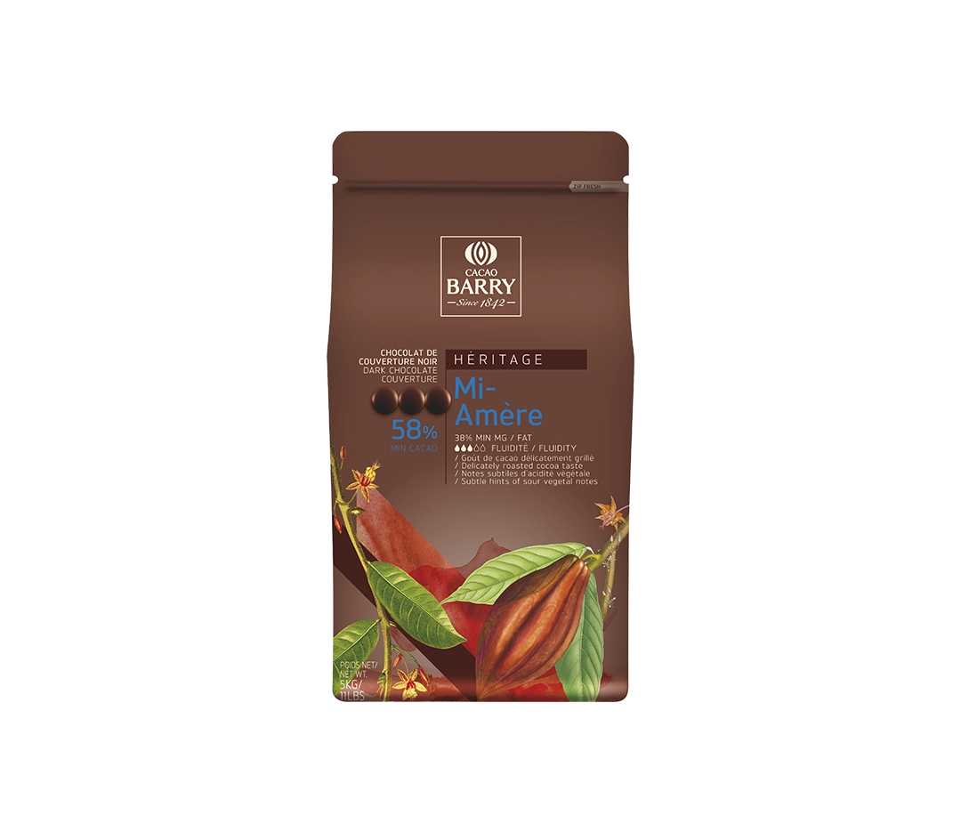 Chocolat Mi-Amère 58% - 5kg