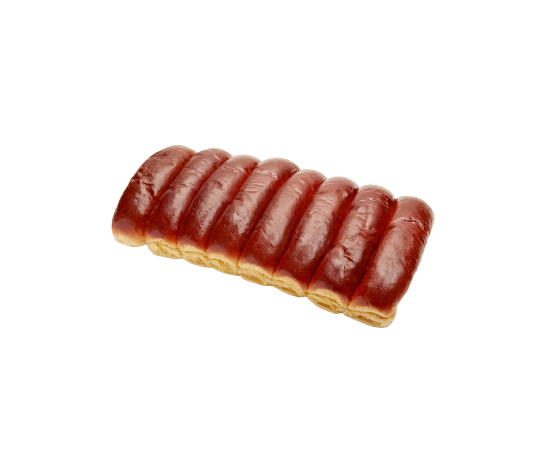 Plaque beach pain hot dog Le Brió X8 600 g | Europastry - Carton de 6
