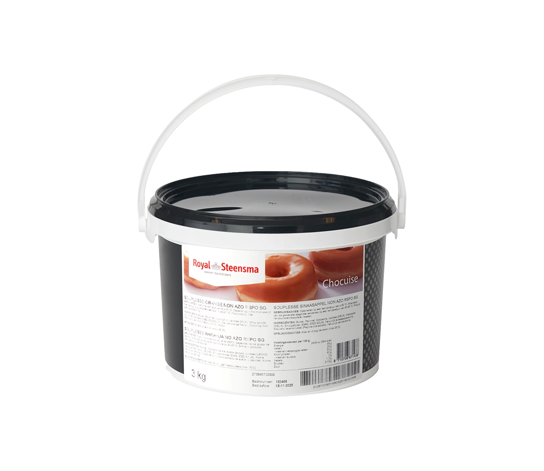 Pâte à glacer orange souplesse | Dawn Foods - 3 kg