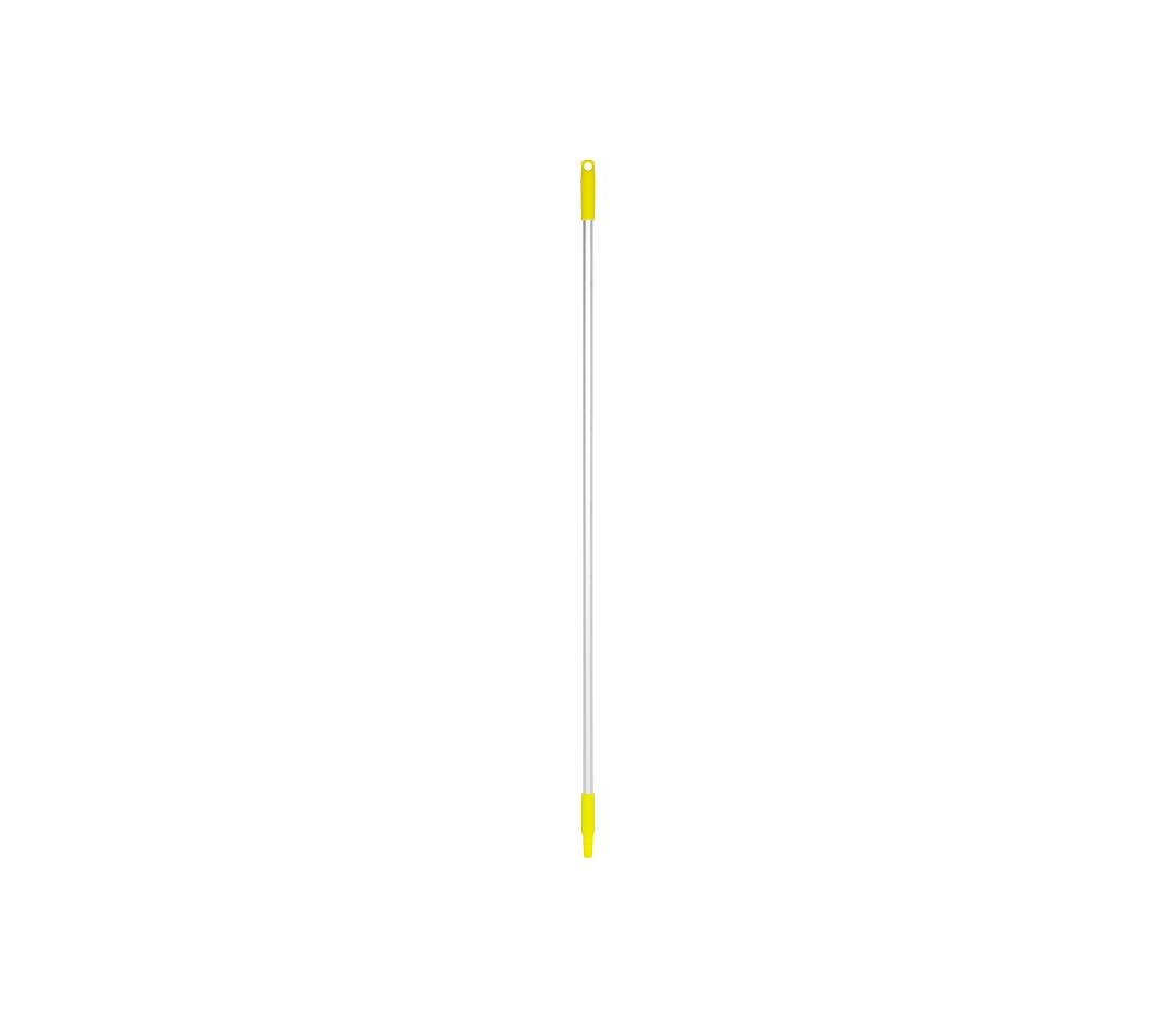 Manche alu jaune D 25 mm - 1,46 m