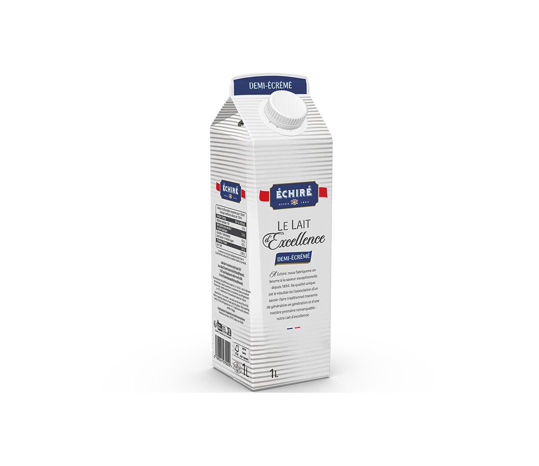 Lait demi écrémé UHT | Échiré - 6 x 1L