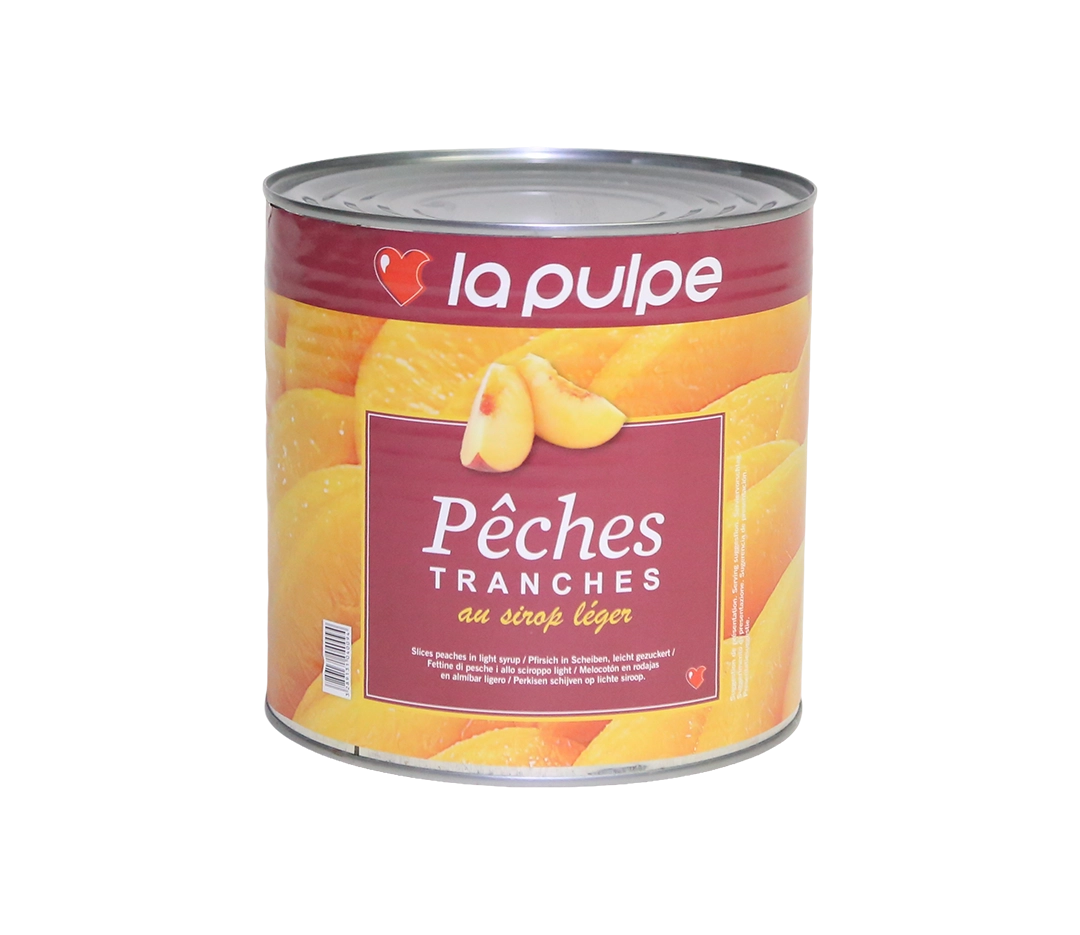 Pêches tranches sirop 3/1 | La Pulpe - 2,4 kg