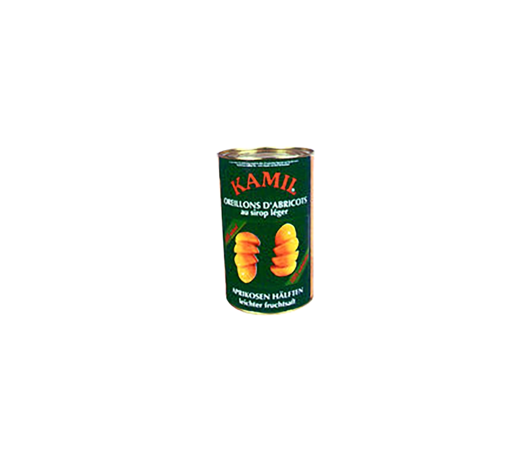 ABRICOTS SIROP CAL.1 20G 2.4KG BTE 5/1