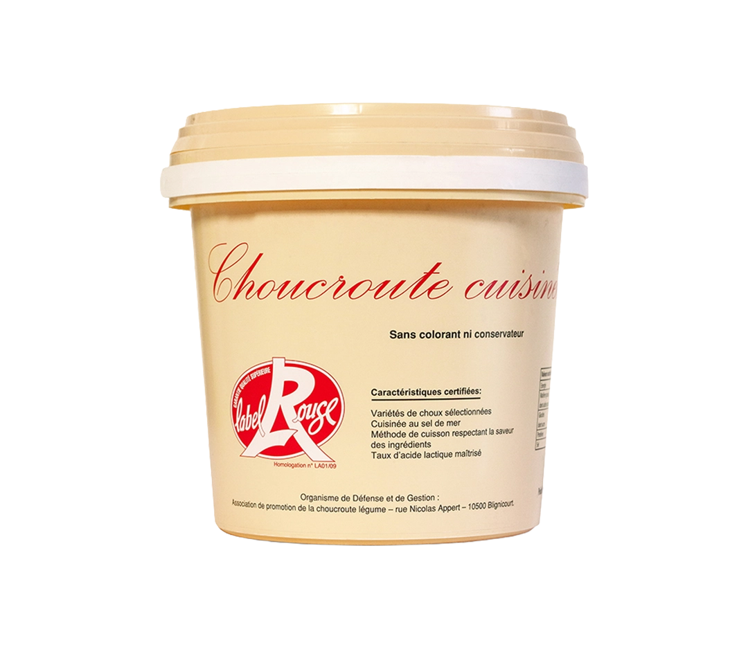 Choucroute cuisinée Label Rouge - 1 kg