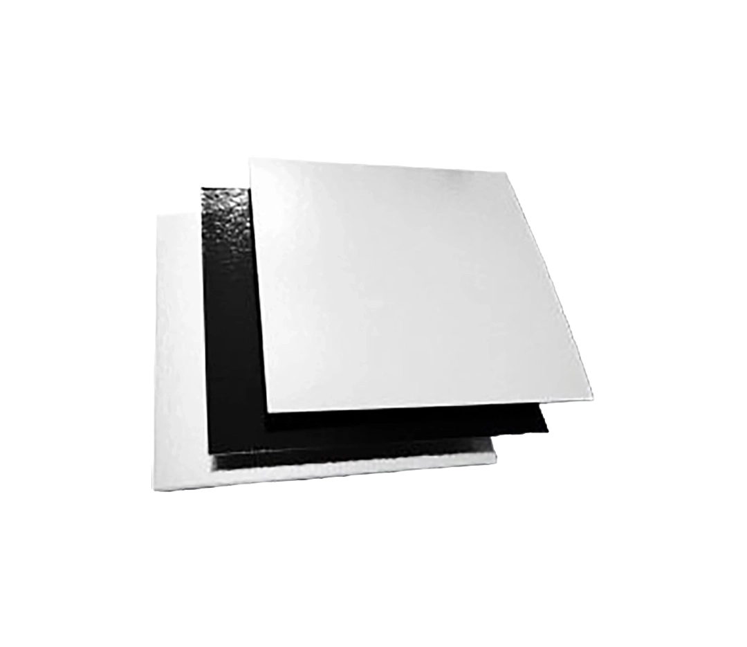 Carré noir/blanc 22 cm - X 5