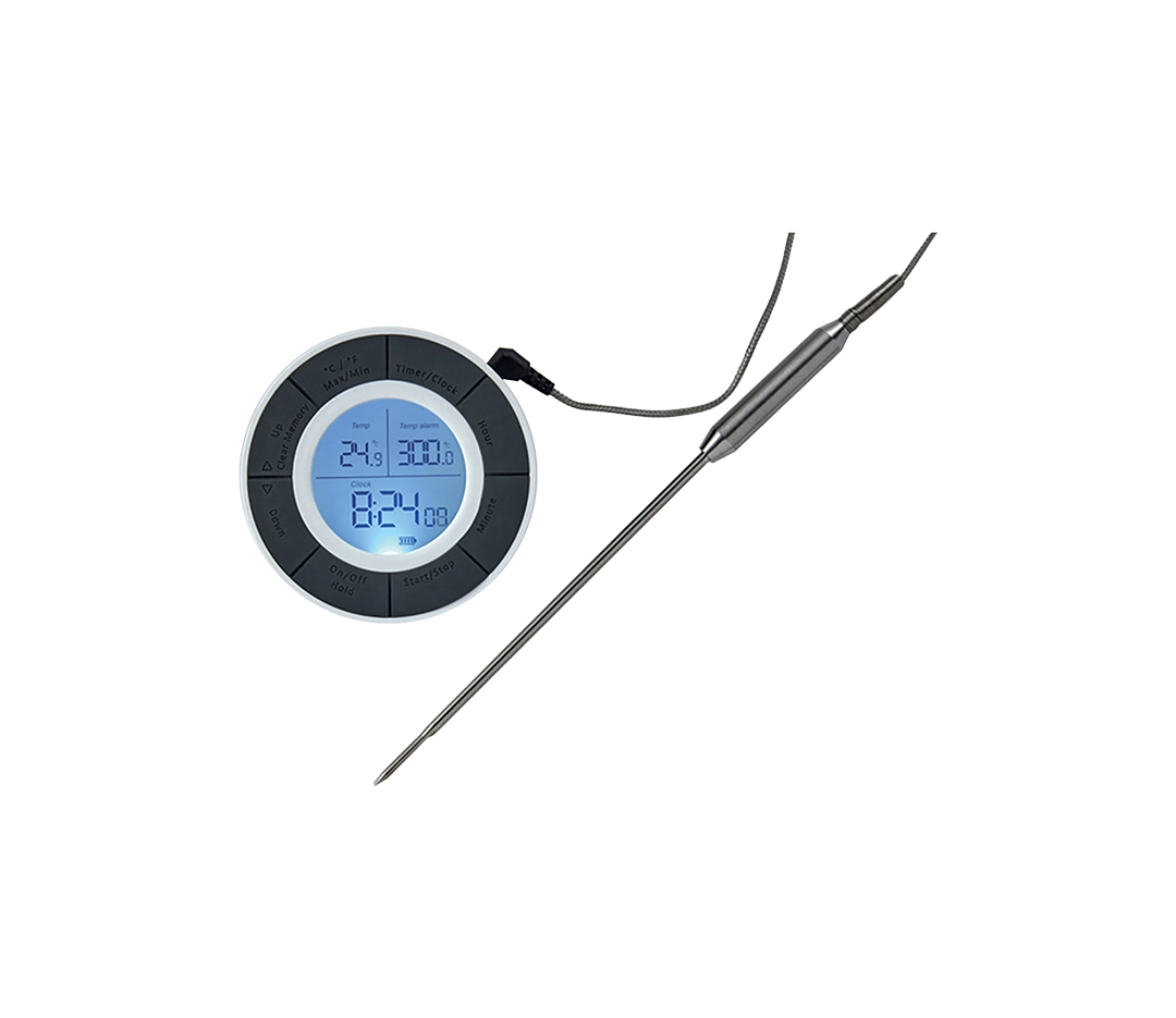 Thermomètre numérique inox spécial four | Mallard Ferrière