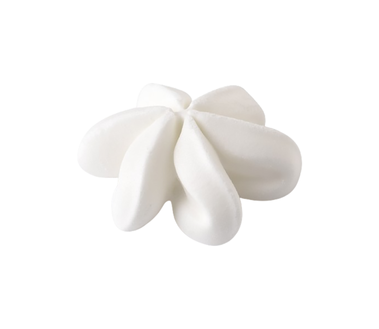 Meringues blanches Fleurs - 272 pcs