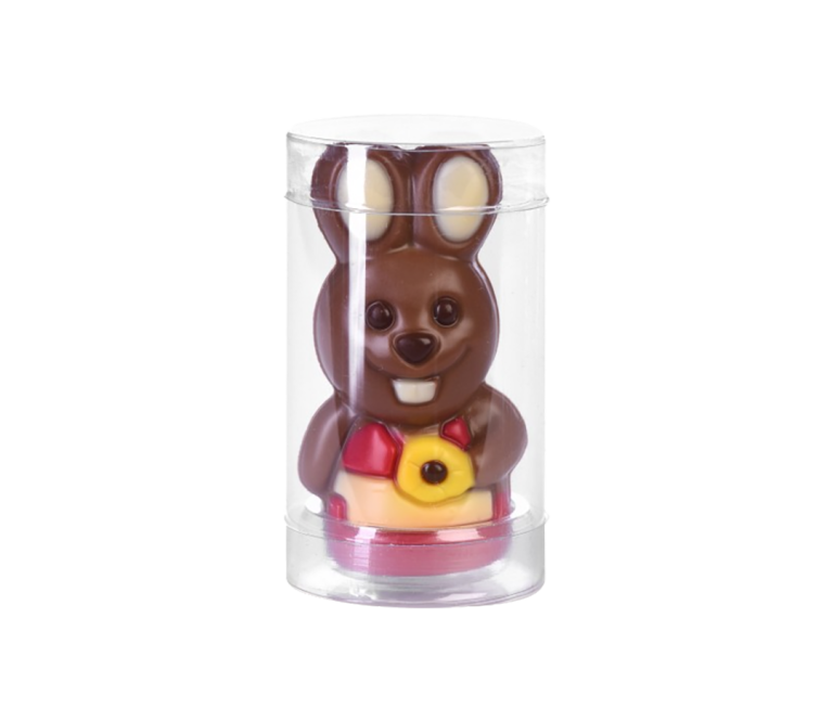 TUBE LAPIN CHOCOLAT 10GRS.