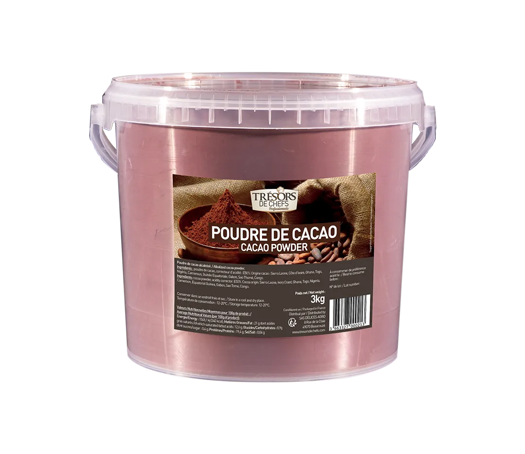Poudre de cacao 93% - 3kg