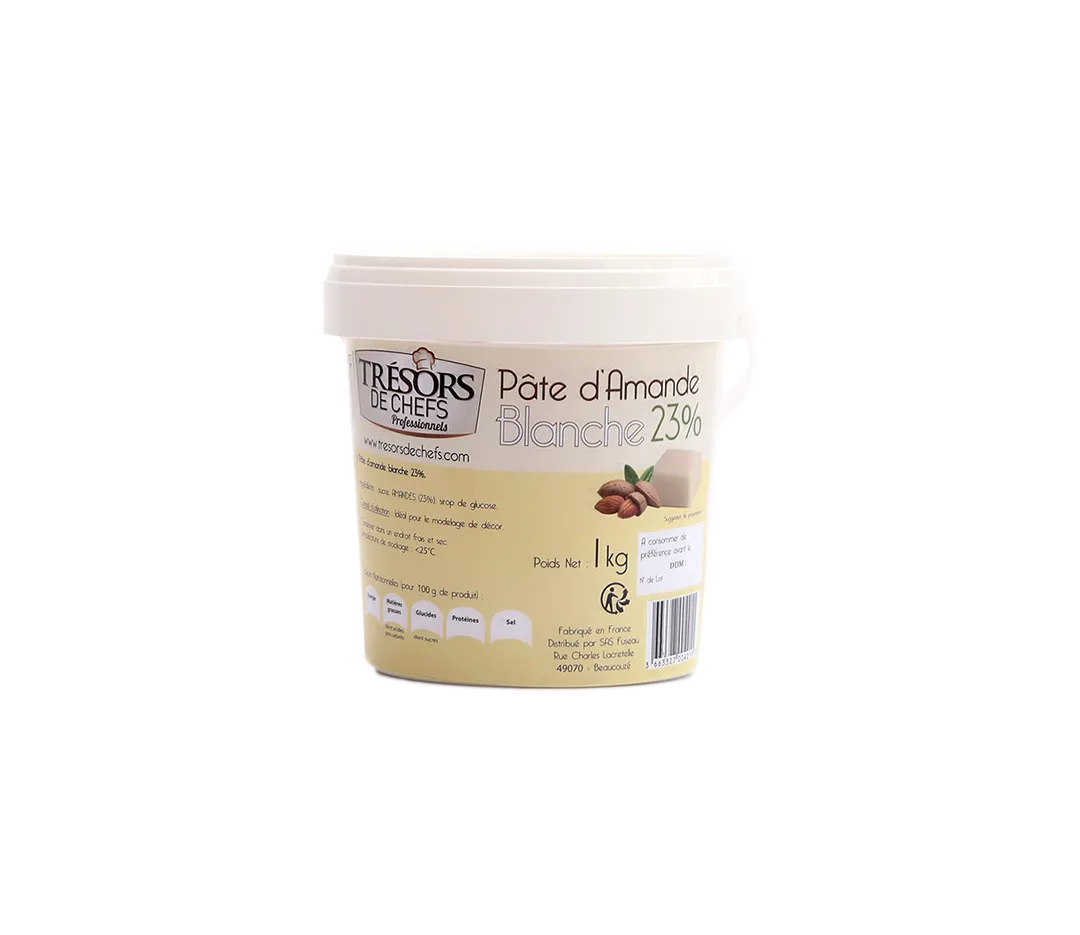 Pâte d'amande blanche 23% - 1kg