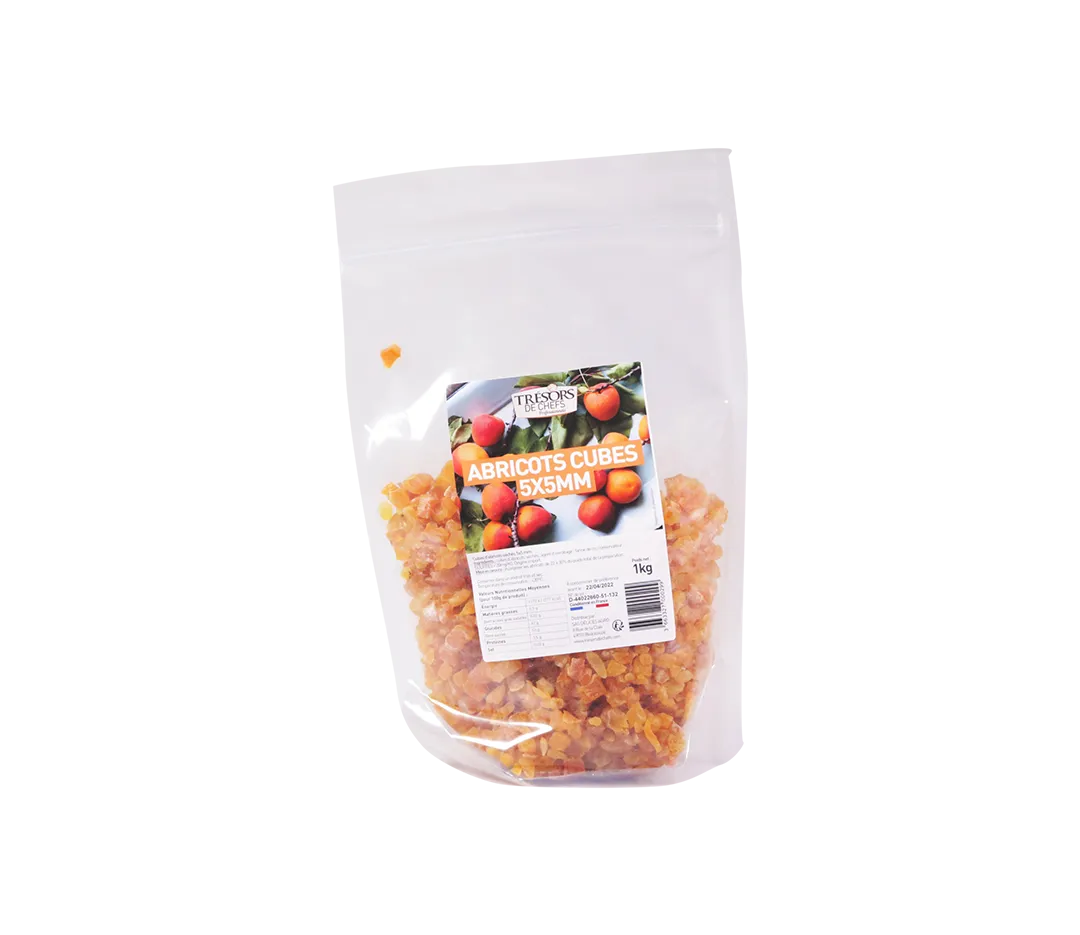 Abricots secs en cubes