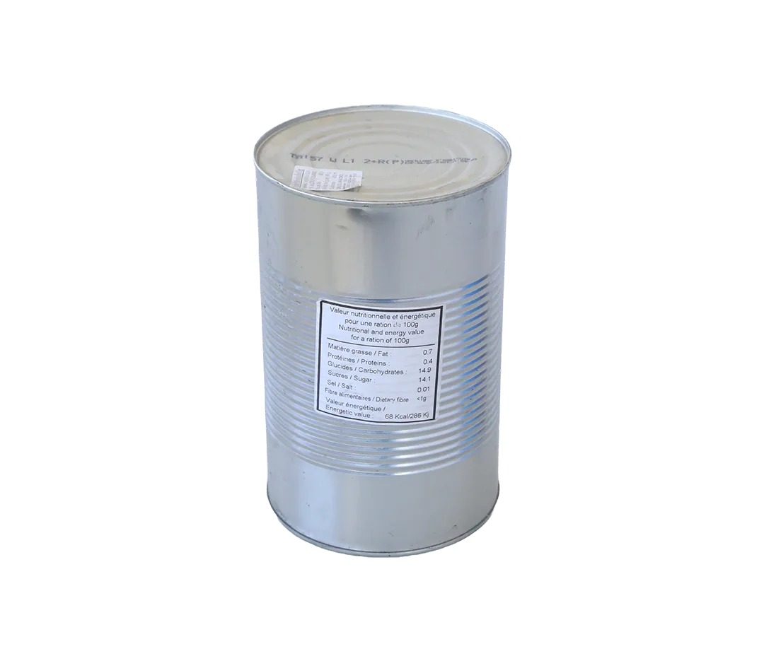 Oreillons d'abricots sirop - 5/1