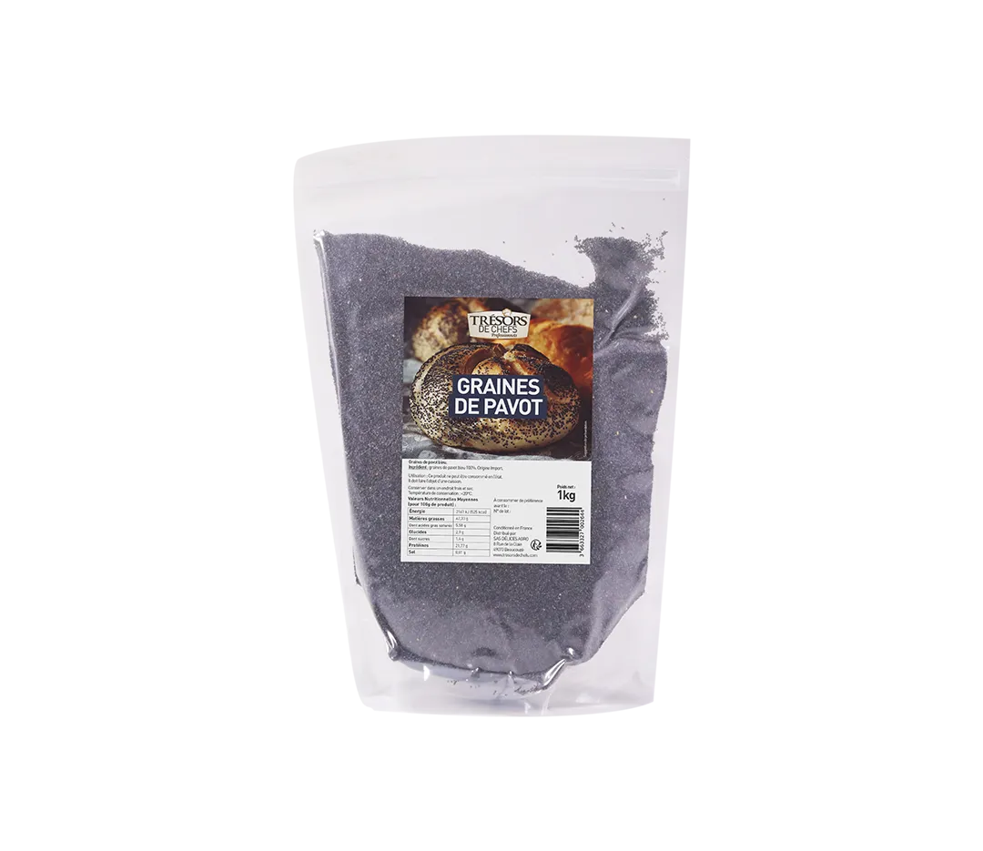 Graines de pavot bleu - 1kg