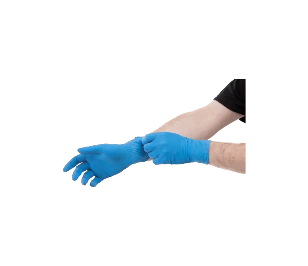 Gant nitrile bleu taille S x100